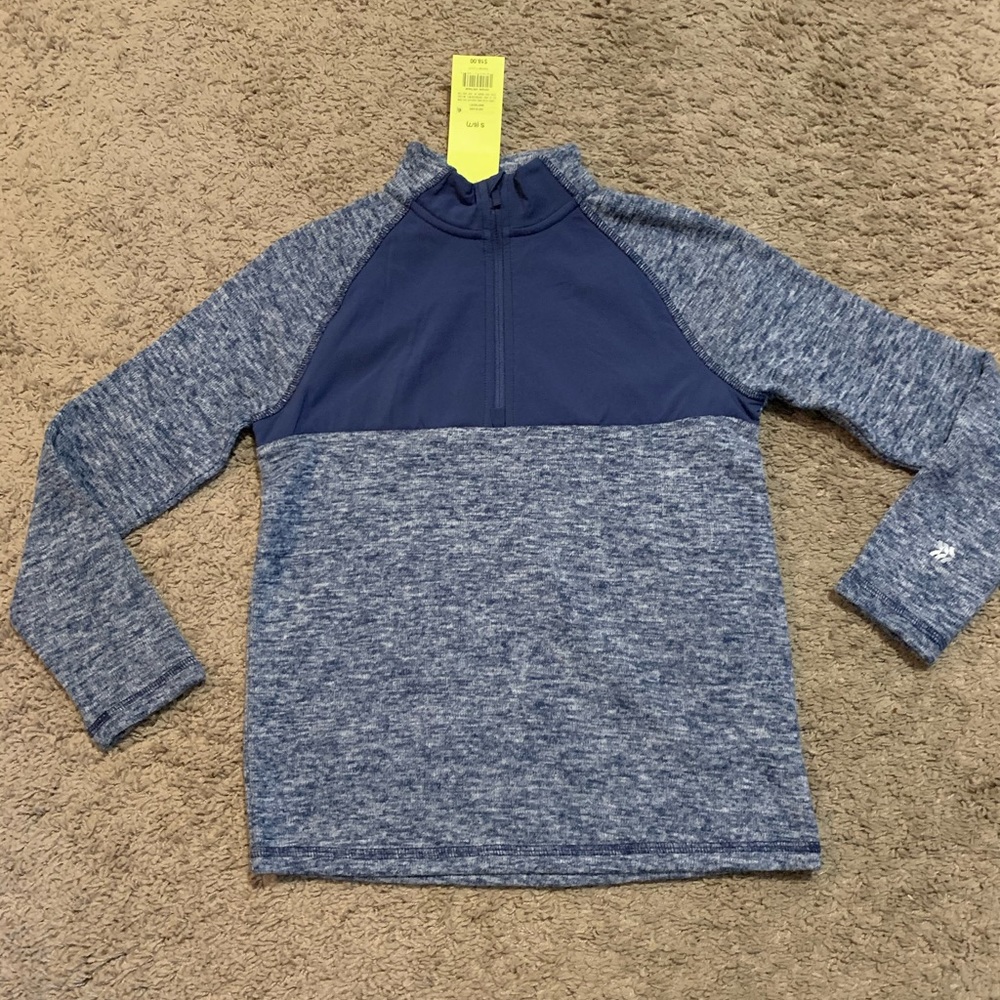 NWT Boy’s All in Motion 1/4 Zip Sweatshirt Small 6/7